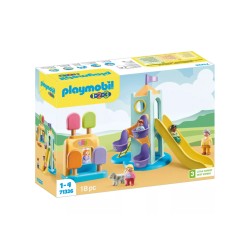 Playmobil 1.2.3 Adventure Tower With Ice Cream Booth (71326)