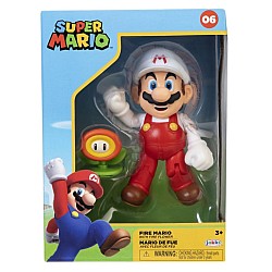 Super Mario Fire Mario Fleur 10cm
