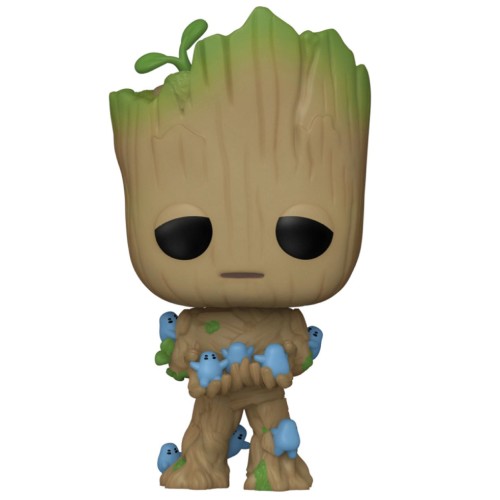 Pop Marvel I Am Groot Groot With Grunds Bobble Head 8cm