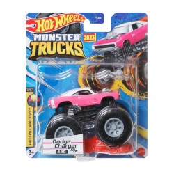 Vehicle Hot Wheels Monster Trucks 2023 Dodge Charger 440 R/t Die-cast (hlt14)