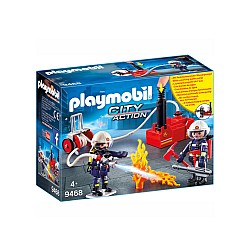 Set Playmobil Firefighters With Water Pump (9468)