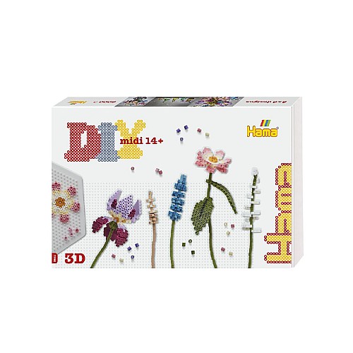 Set Hama Midi Beads Art Bouquet 3621