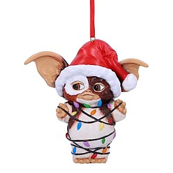 Gremlins Gizmo In Fairy Lights Hanging 10.5cm
