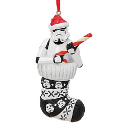 Stormtrooper In Stocking Hanging 11.5cm
