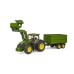 Bruder John Deere 7r 350 Frontloader & Tipping Trailer (br3155)
