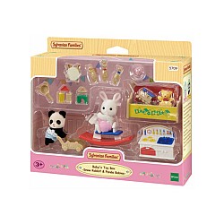 Sylvanian Families Baby's Box Snow Rabbit & Panda Babies