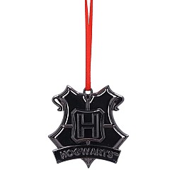 Harry Potter Hogwarts Crest (silver) Hanging 6cm