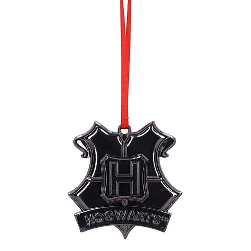 Harry Potter Hogwarts Crest (silver) Hanging 6cm