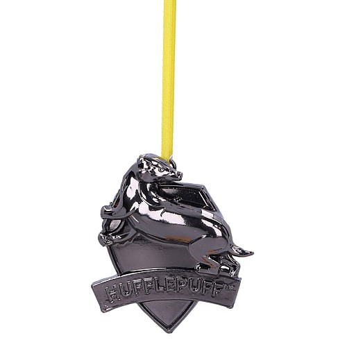 Harry Potter Hufflepuff Crest (silver) Hanging 6cm