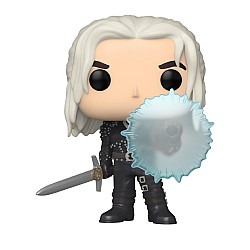 Pop Television Netflix Witcher Geralt Shield 9cm