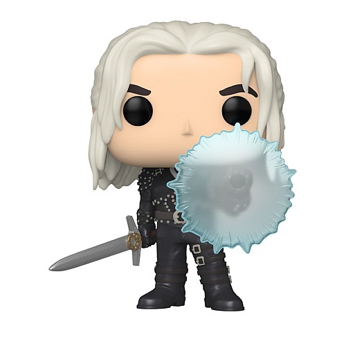 Pop Television Netflix Witcher Geralt Shield 9cm