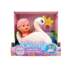 Doll Happy Friend Bath Time Baby & Swan (504225)