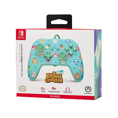 Controller Powera Wired Animal Crossing - Nintendo Switch