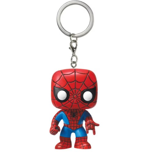 Keychain Funko Pocket Pop Marvel Spider Man Bobble Head
