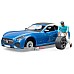 Car Bruder Blue Roadster & Driver (br3481) Car Bruder Blue Roadster & Driver (br3481)