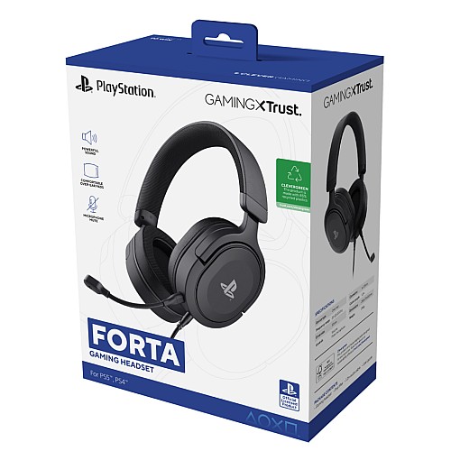 Headphones Trust Gxt498w Forta Black - Playstation 5