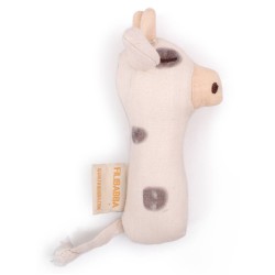 Plus Filibabba Linen Rattle Cow (fi-02806)