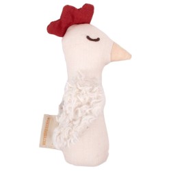 Plus Filibabba Linen Rattle Chicken (fi-02808)