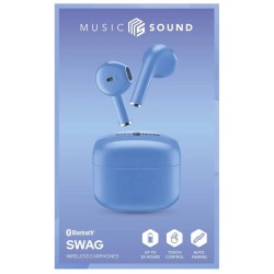 Earphones Ms Swag Tws Bt Light Purple