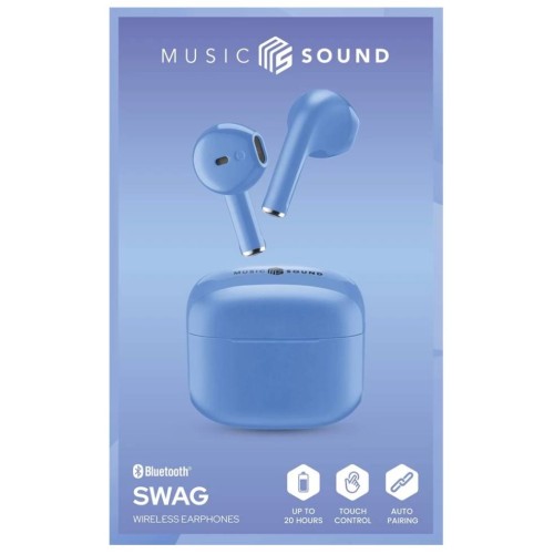 Earphones Ms Swag Tws Bt Light Purple
