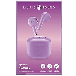 Earphones Ms Swag Tws Bt Violet