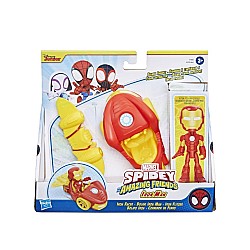 Car Marvel Spidey And His Amazing Friends Iron Man Iron Racer (f7458)