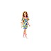 Doll Barbie Fashionistas Down Syndrome Wearing Floral Dress (hjt05)