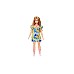 Doll Barbie Fashionistas Down Syndrome Wearing Floral Dress (hjt05)