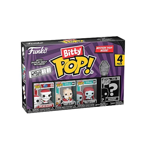 Bitty Pop The Nightmare Before Christmas 30th Santa Jack Skellington 2.5