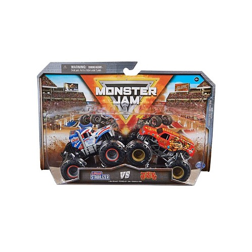 Monster Jam 1:64 Die Cast Lucas Stabilizer Vs Jester