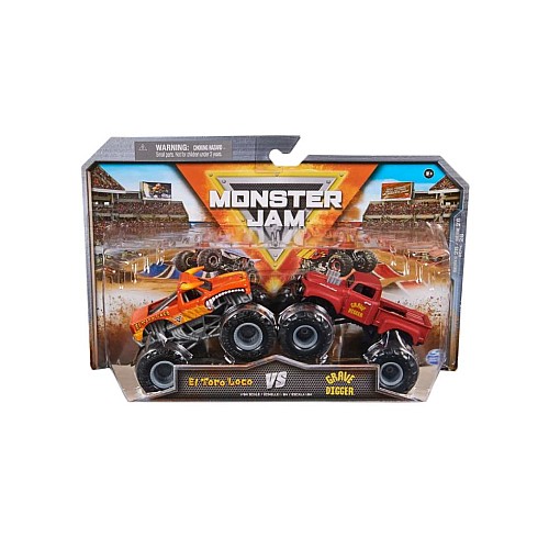 Monster Jam 1:64 Die Cast El Toro Loco Vs Grave Digger