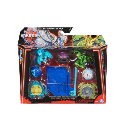 Bakugan Battle Pack Special Attack Ventri/dragonoid/bruiser/titanium/smoke (20142916)
