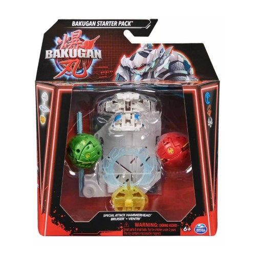 Bakugan Starter Pack Special Attack Hammerhead/bruiser/ventri (20142186)