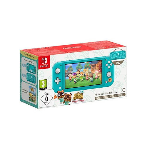 Consola Lite Animal Crossing Turquoise Special Edition - Nintendo Switch