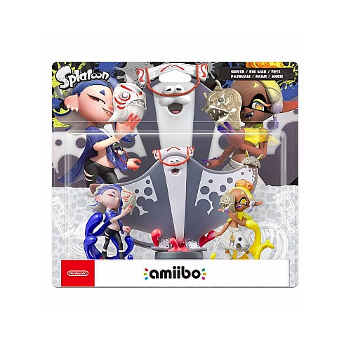 Figurine Amiibo Splatoon 3 3in1 Shiver, Frye & Big Man