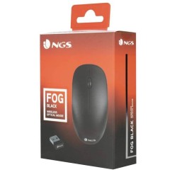 Mouse Ngs Wireless Fog 1000dpi 2 Black