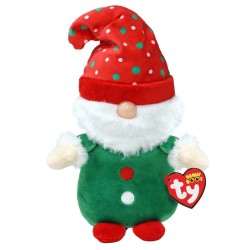 Plus Ty Beanie Boos Winter Collection Gnolan The Green Gnome 13.5cm (ty37309)