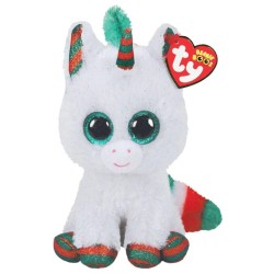 Plus Ty Beanie Boos Winter Collection Snowfall The Christmas Unicorn 15cm (ty36238)