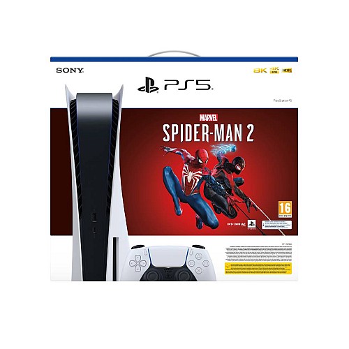 Consola Playstation 5 Disc Model + Marvel's Spider-man 2 Bundle
