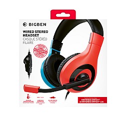 Headphones Bigben Stereo Red/blue
