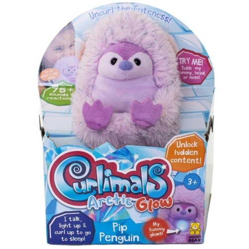 Plus Curlimals Artic Glow Pip Penguin (3728)