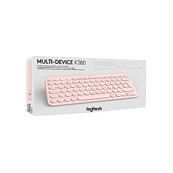 Keyboard Logitech K380 Mac/multi-device Bluetooth Rose