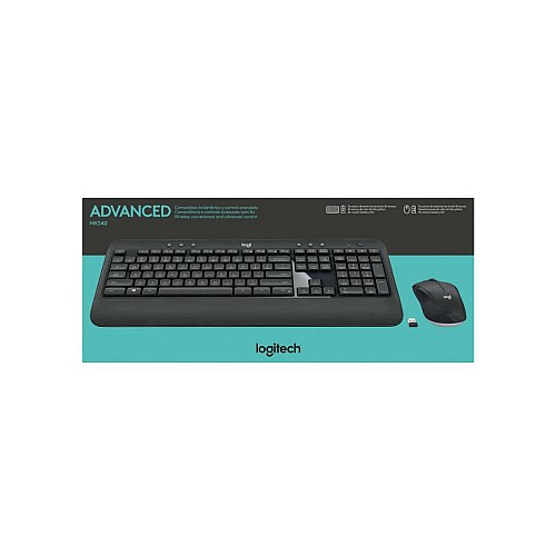 Keyboard Logitech Mk540 Advanced Wireless & Mouse Combo layout