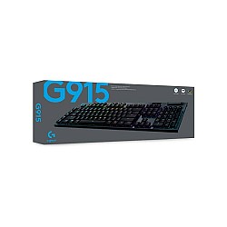 Keyboard Logitech G915 Lightspeed Wireless Rgb - Gl Clicky - Carbon