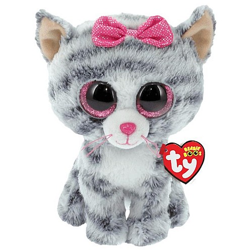 Plus Ty Beanie Boos Kiki The Grey Cat 15cm (ty37190)