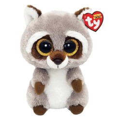 Plus Ty Plush Beanie Boos Oakie The Grey Raccoon 15cm (ty36375)