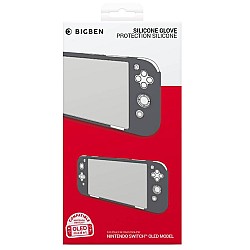 Nintendo Switch Oled Siliconee Case Grey (switch) Case Silicone Oled Grey