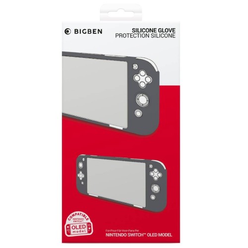 Nintendo Switch Oled Siliconee Case Grey (switch) Case Silicone Oled Grey