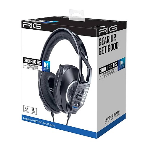 Headphones Nacon Rig 300 Pro Hs Black