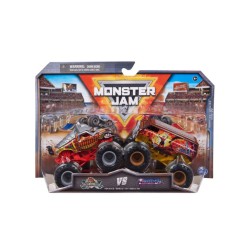 Monster Jam 1:64 Die Cast Knightmare Vs Thunder Bus